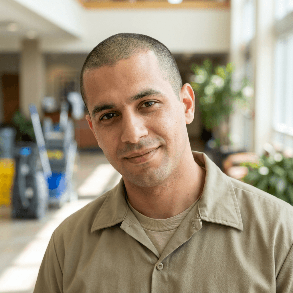 Male restaurant manager from Redding